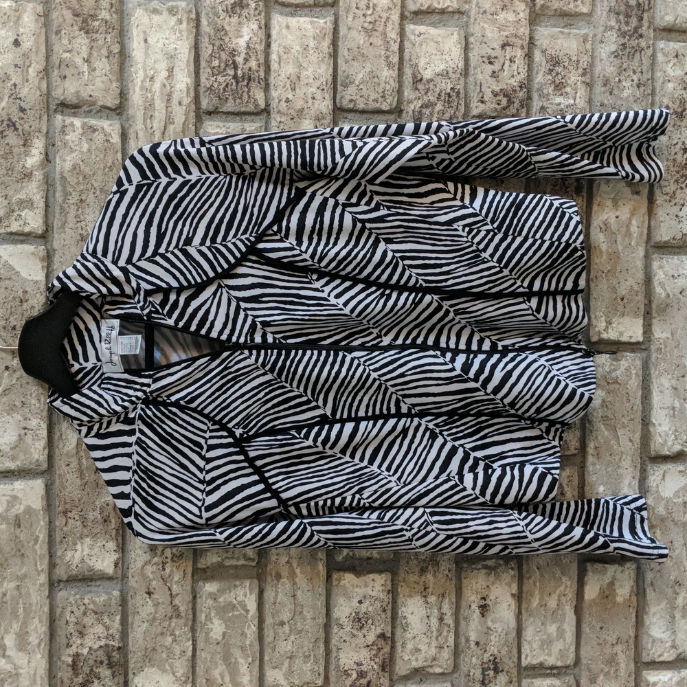 Vintage Joseph Ribkoff Zebra Print Jacket